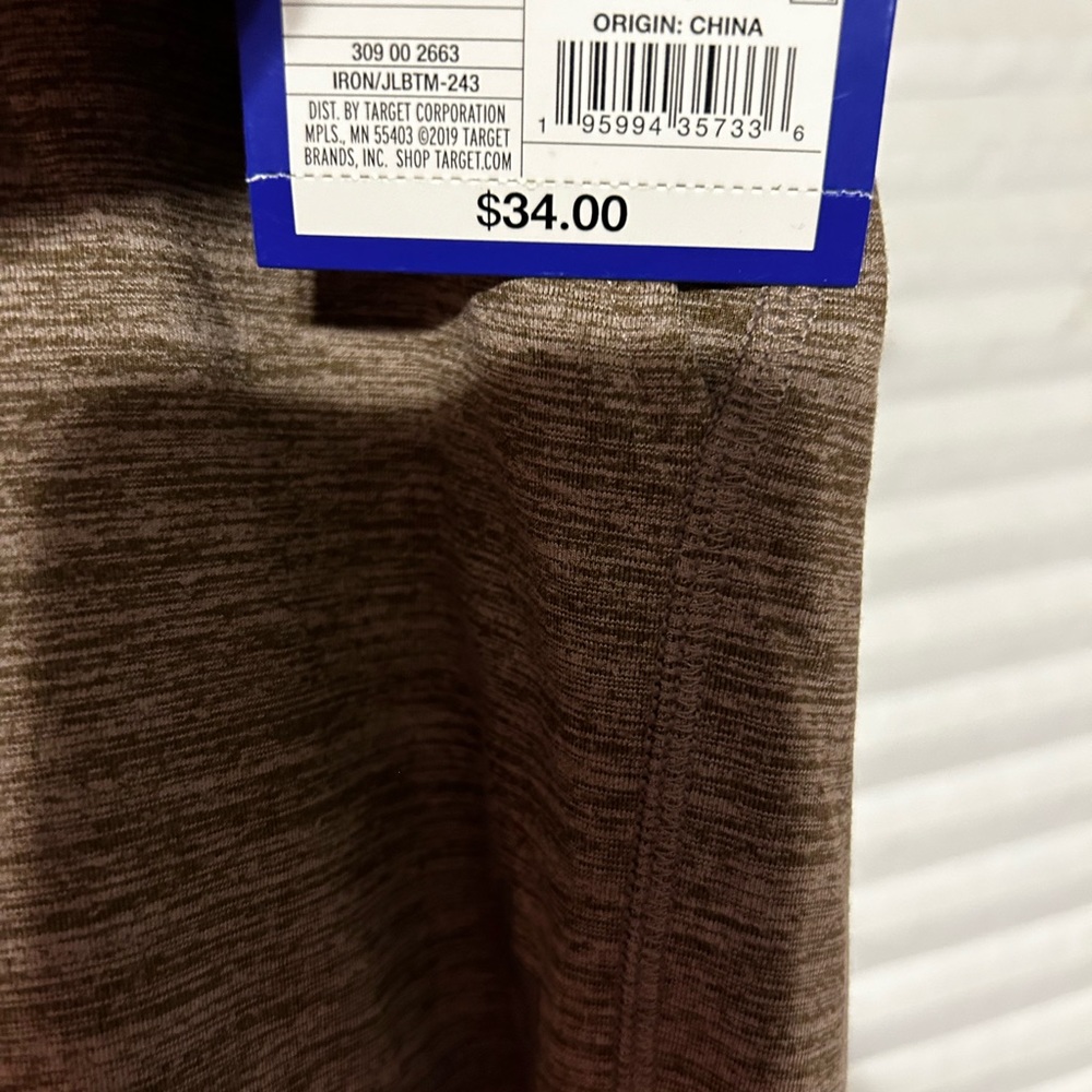 NWT Brown soft Lined Joggers Large - Picture 4 of 9